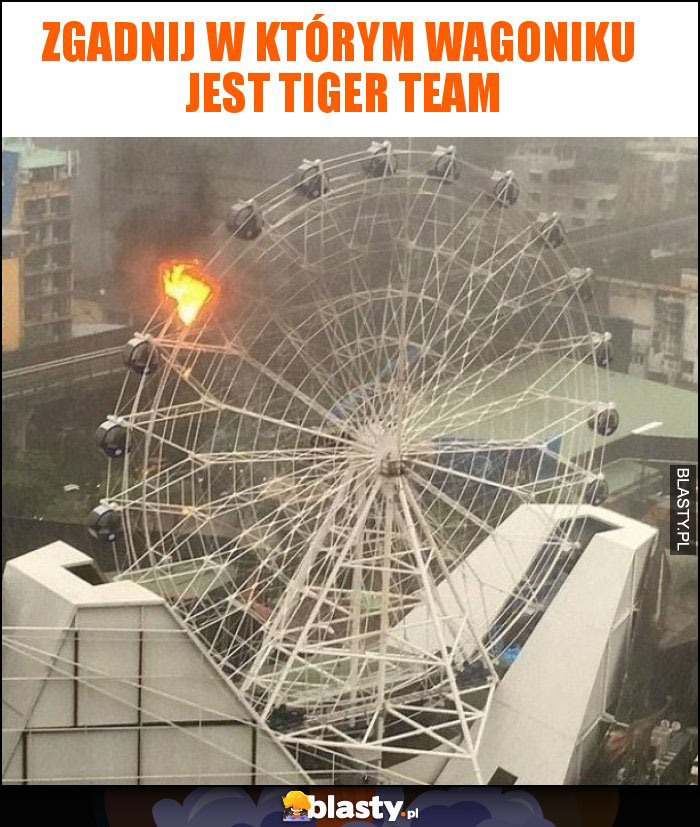 Zgadnij w którym wagoniku  jest tiger team