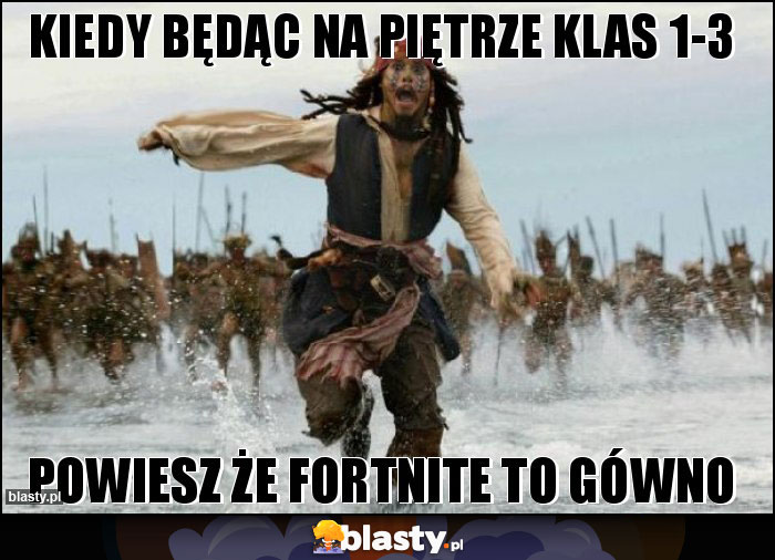 Kiedy będąc na piętrze klas 1-3