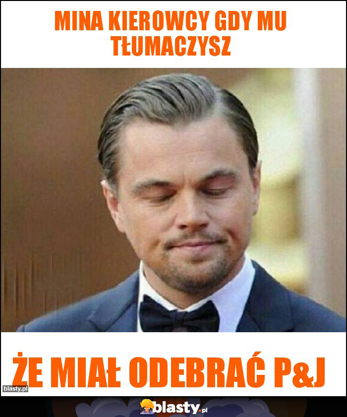 Mina kierowcy gdy mu tłumaczysz