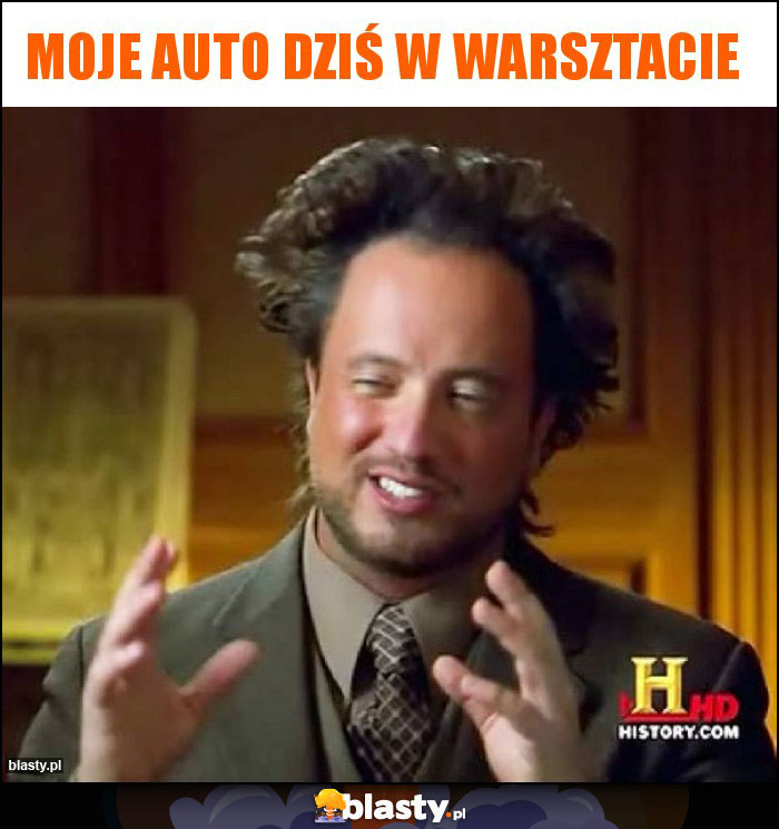 Moje AUTO dziś w warsztacie