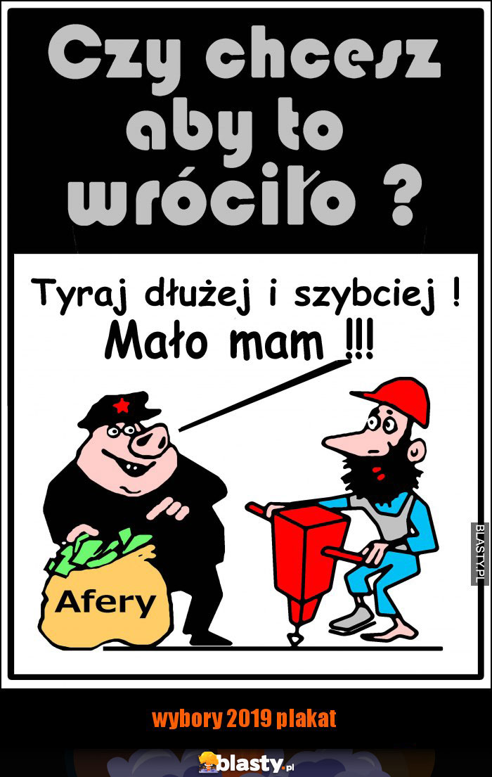 wybory 2019 plakat