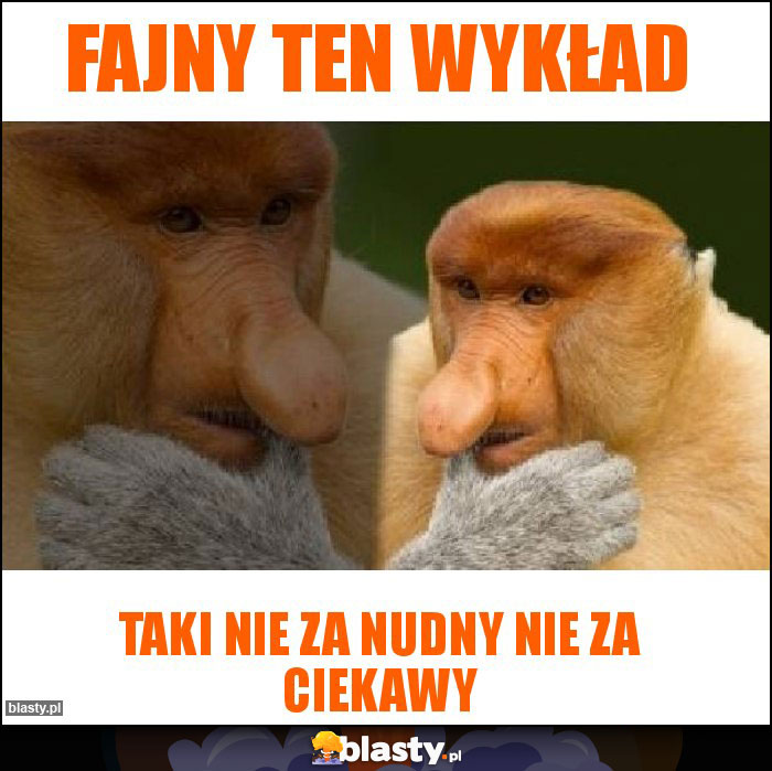 Fajny ten wykład