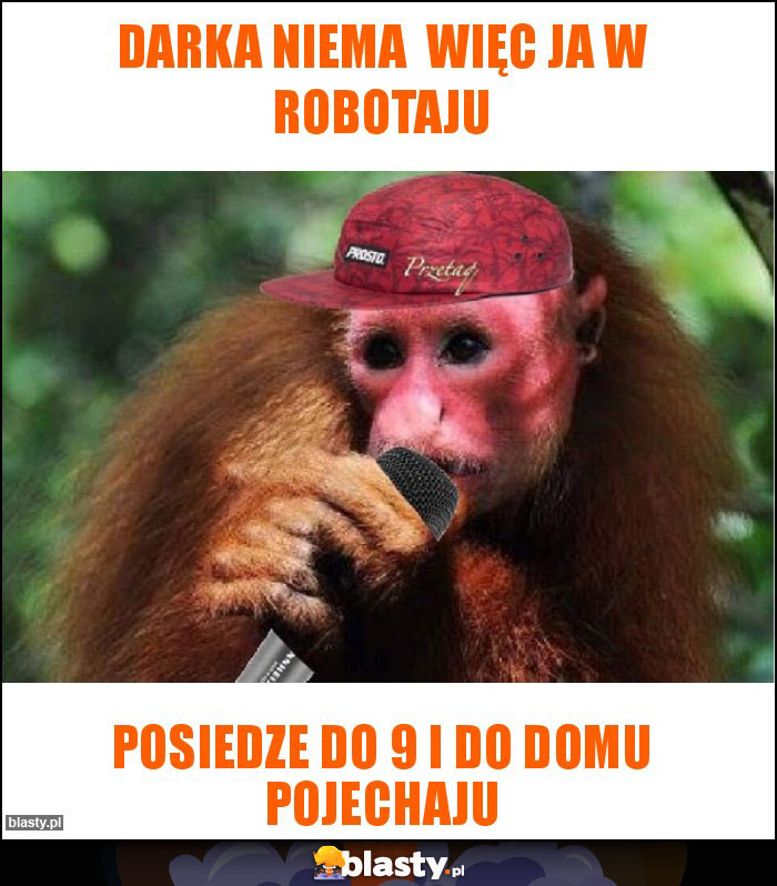 DARKA NIEMA  WIĘC JA W ROBOTAJU