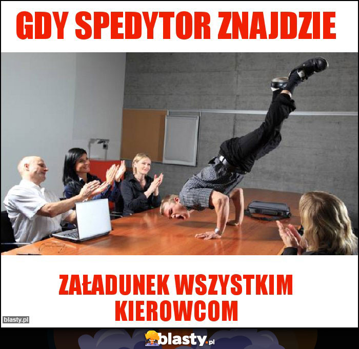 Gdy spedytor znajdzie