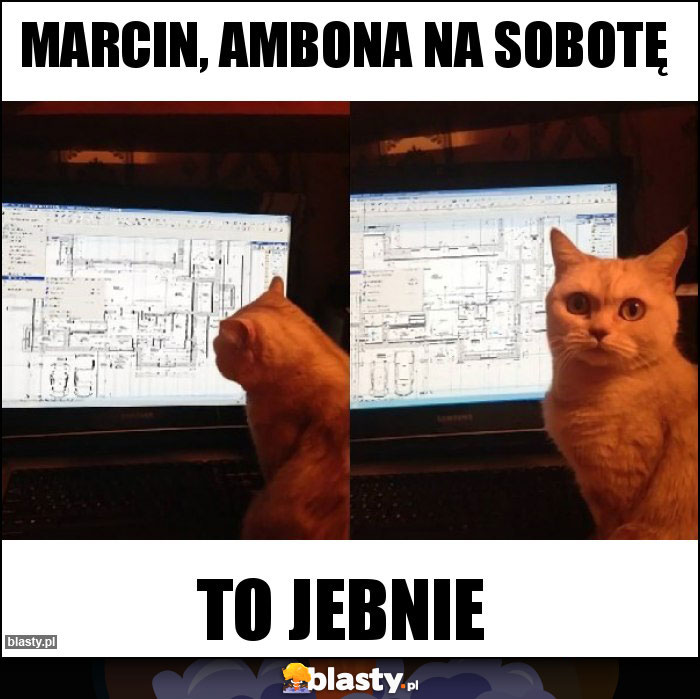 Marcin, ambona na sobotę
