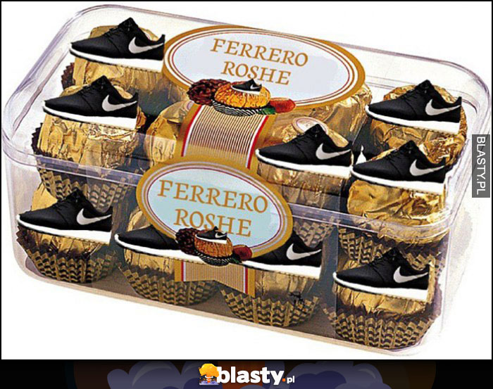 Ferrero Roshe buty Nike Rosche Run przeróbka