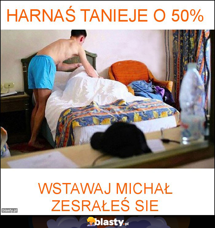 HARNAŚ TANIEJE O 50%