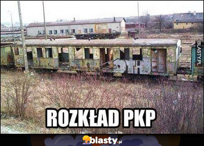 Rozkład PKP na bocznicy pociągi się rozkładają