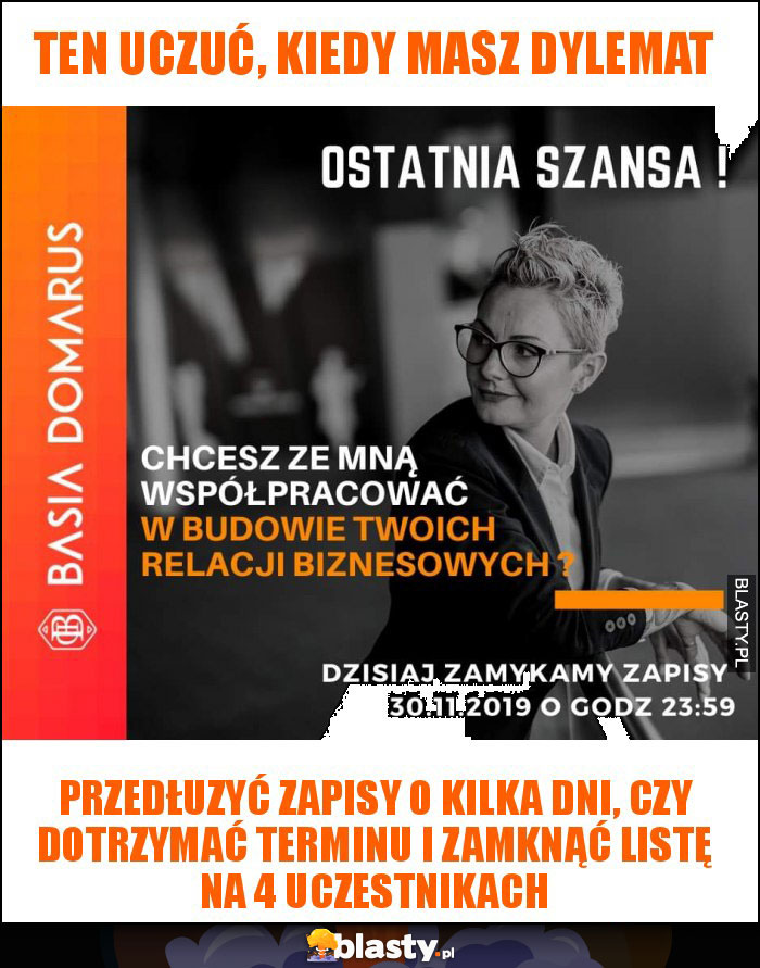 Ten uczuć, kiedy masz dylemat