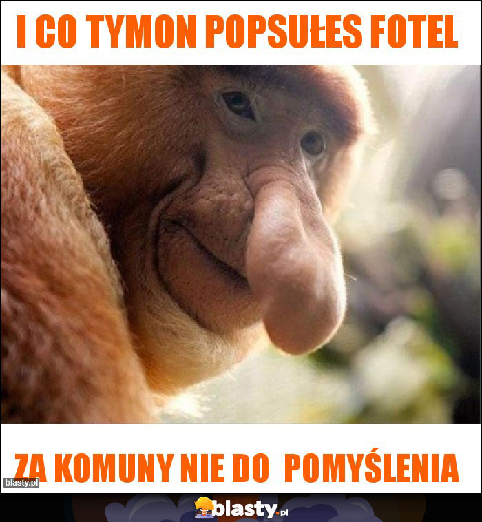 I CO TYMON POPSUŁES FOTEL