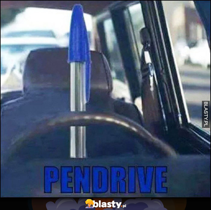 Pendrive dosłownie długopis kierowca