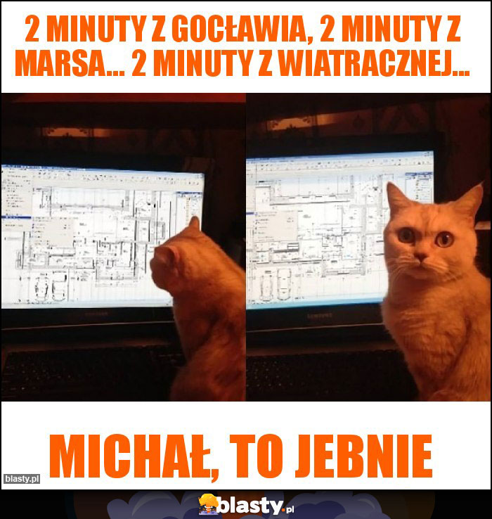2 minuty z Gocławia, 2 minuty z Marsa... 2 minuty z Wiatracznej...