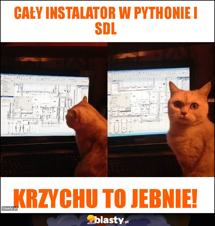 Cały instalator w pythonie i SDL