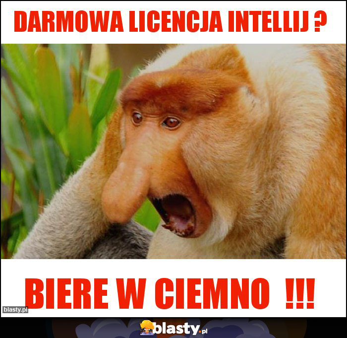 Darmowa licencja Intellij ?