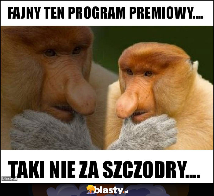 Fajny ten program premiowy....