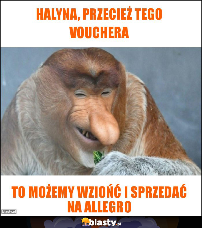 Halyna, przecież tego vouchera