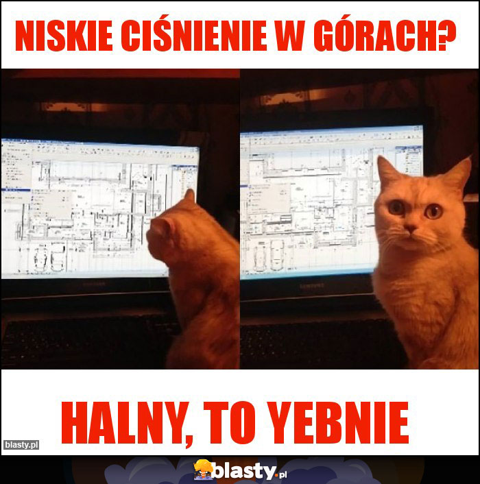 Niskie ciśnienie w górach?