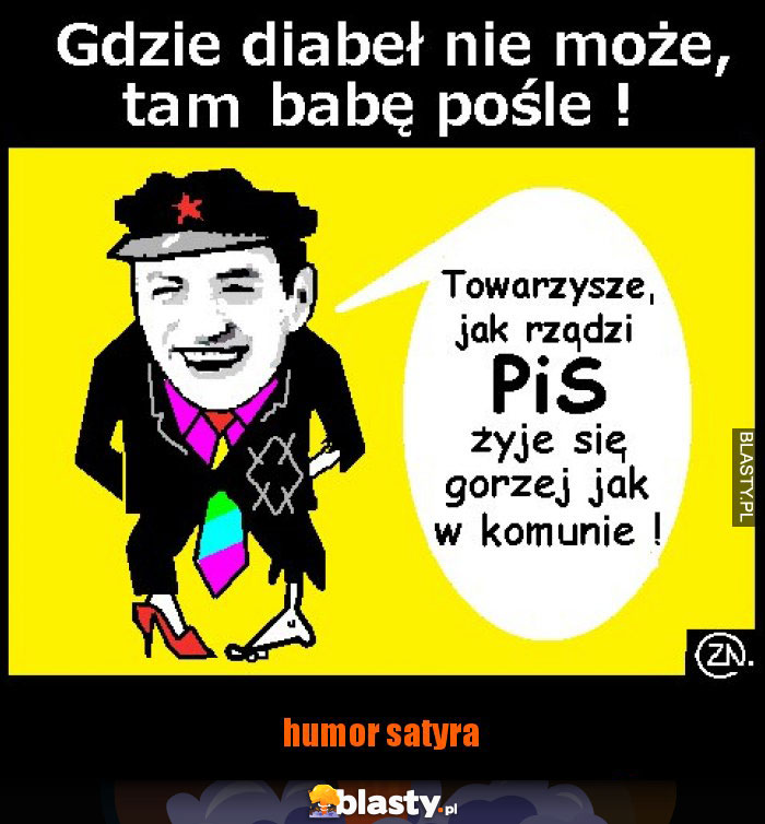 Polityka humor satyra