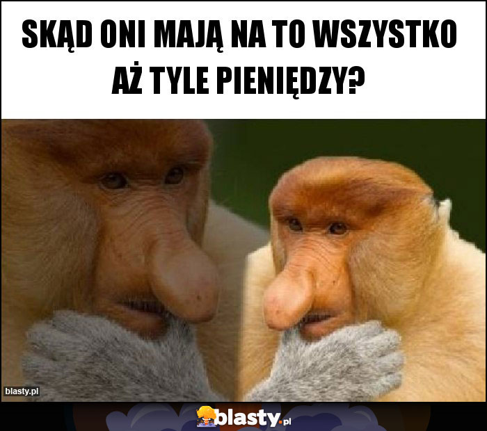 Skąd oni mają na to wszystko aż tyle pieniędzy?