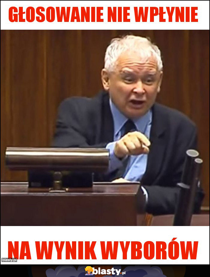 Głosowanie nie wpłynie
