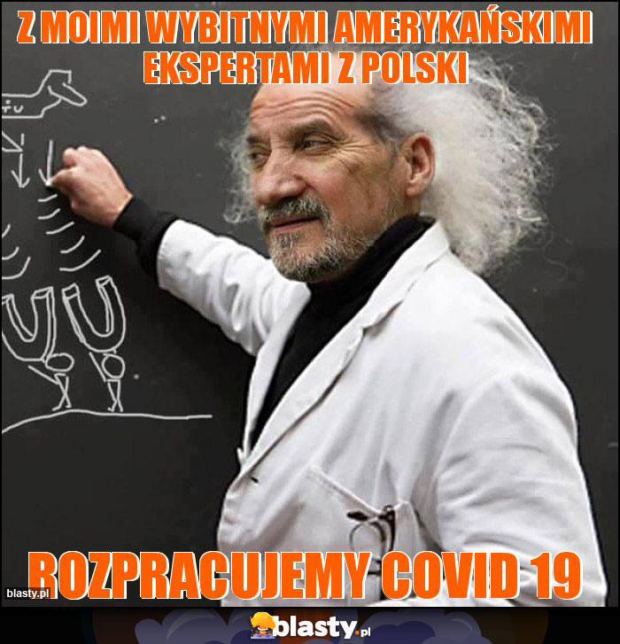 Z moimi wybitnymi amerykańskimi ekspertami z polski