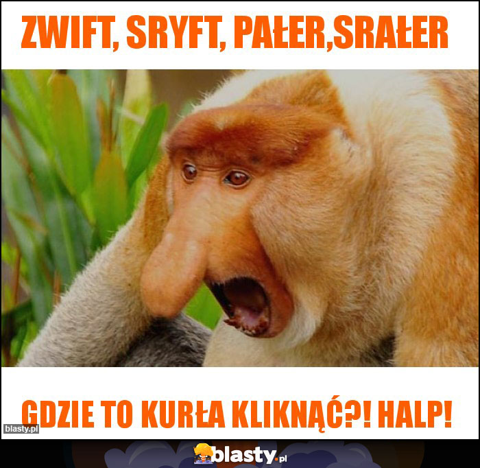 Zwift, Sryft, Pałer,srałer