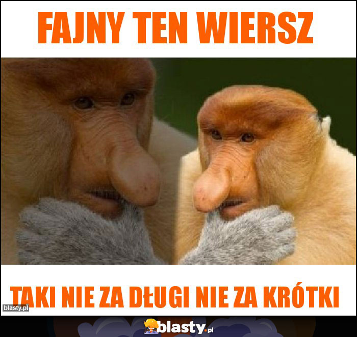 Fajny ten wiersz