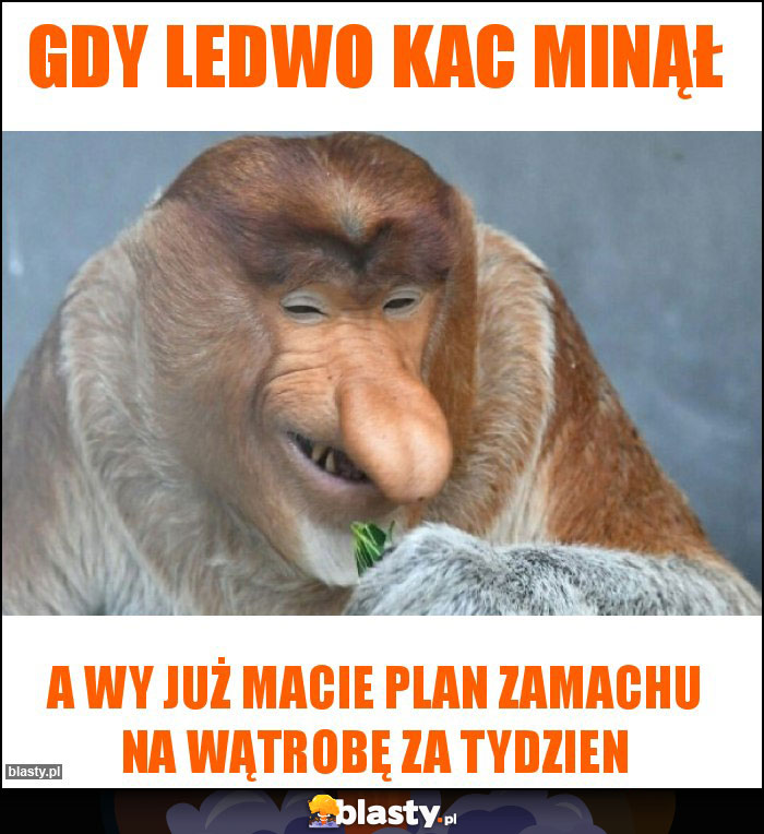 Gdy ledwo kac minął