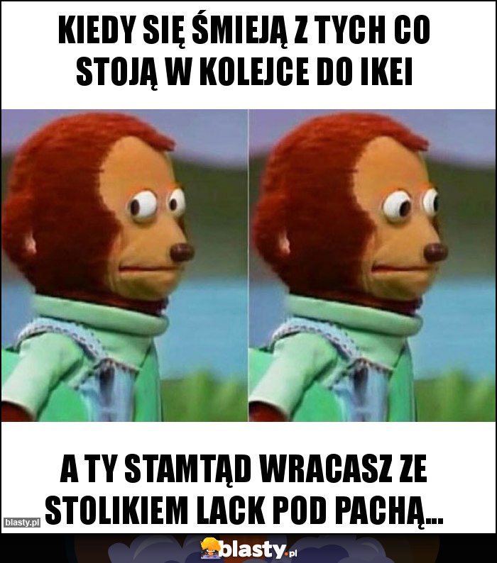 Kiedy się śmieją z tych co stoją w kolejce do Ikei