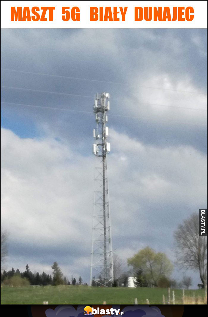maszt  5g   biały  dunajec