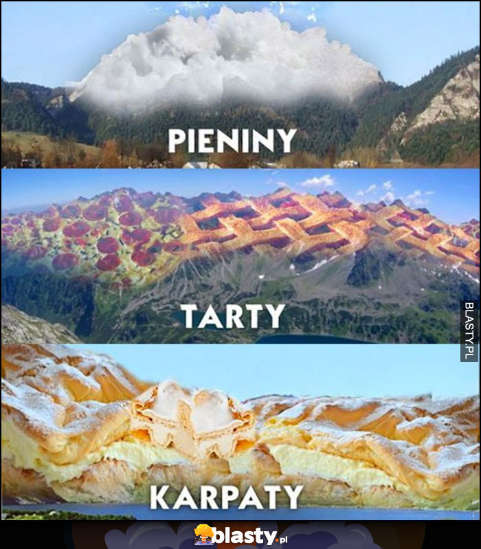 Pieniny, Tarty, Karpaty góry dosłownie