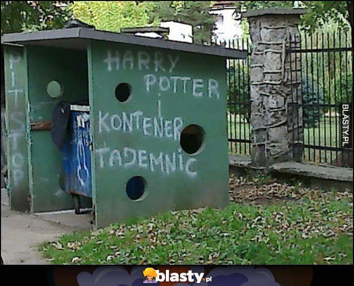 Harry Potter i kontener tajemnic śmietnik
