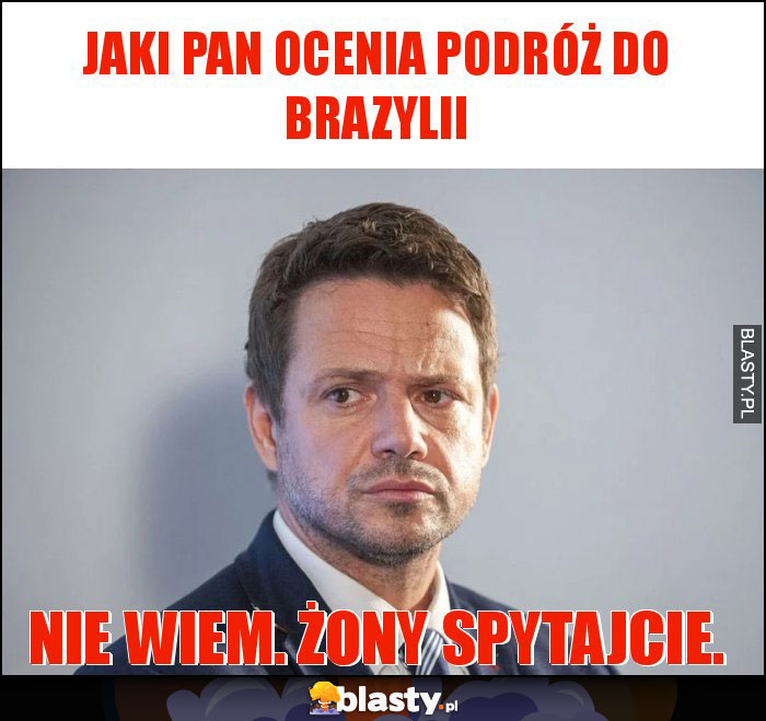 Jaki pan ocenia podróż do Brazylii