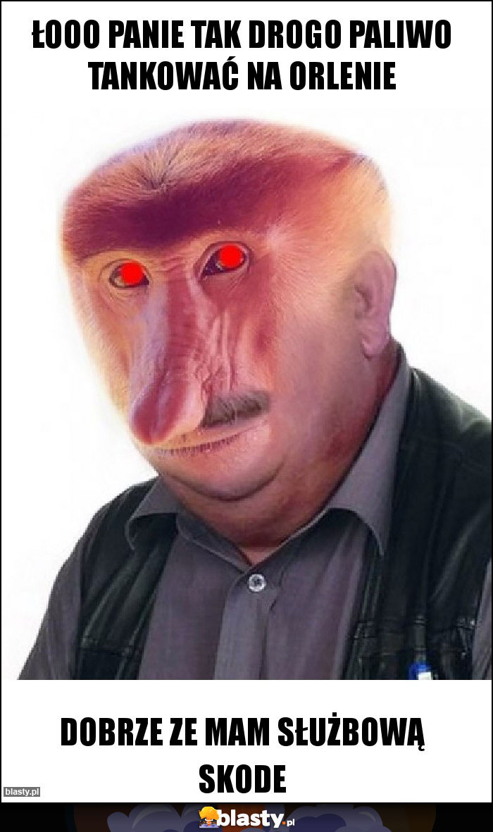 Łooo Panie tak drogo paliwo tankować na Orlenie