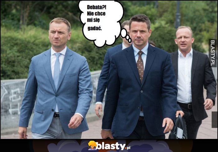 Trzaskowski: Debata? Nie chce mi się gadać