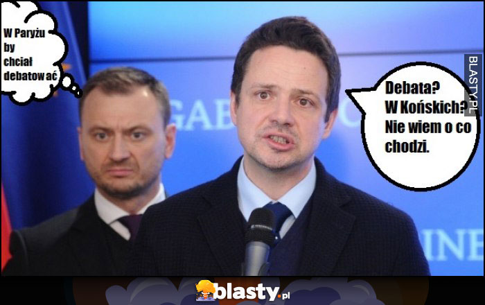 Trzaskowski nie wie co co chodzi z tą debatą cz.1