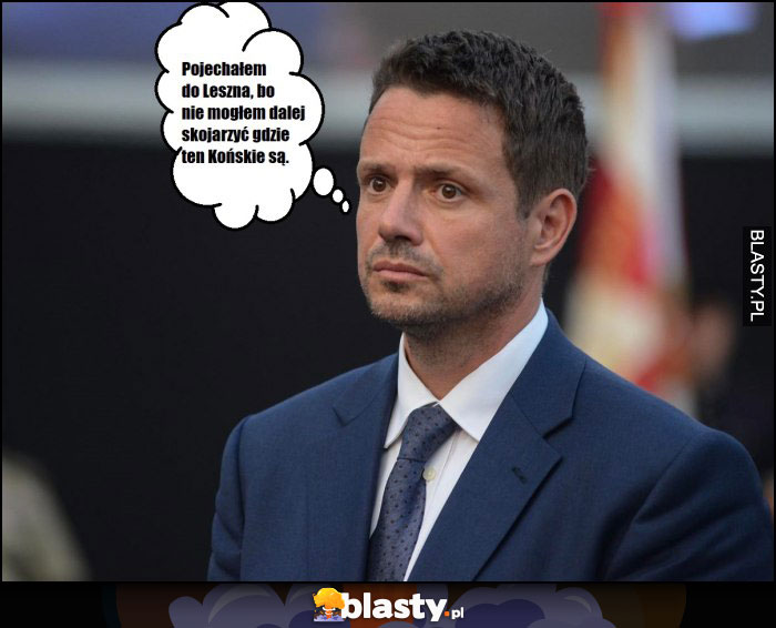 Trzaskowski wyjaśnia dlaczego pojechał do Leszna