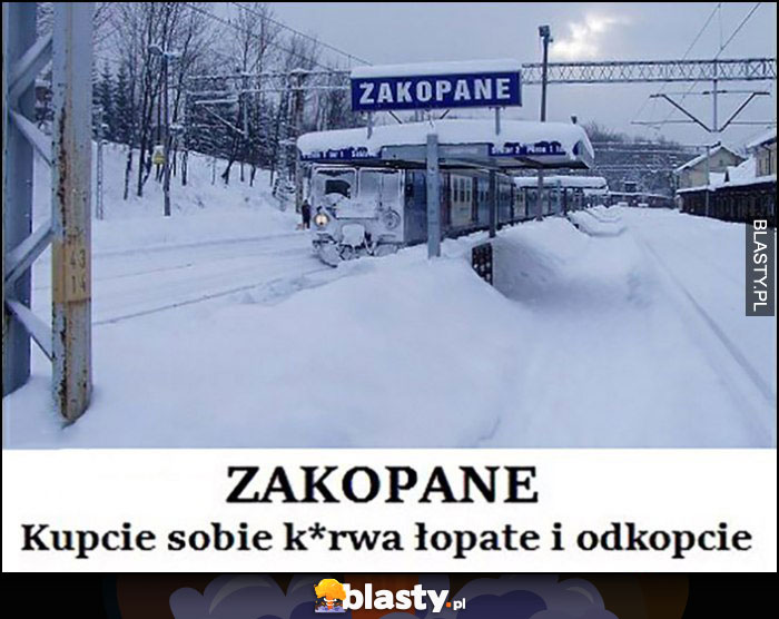 Zakopane, to kupicie sobie łopatę i odkopcie