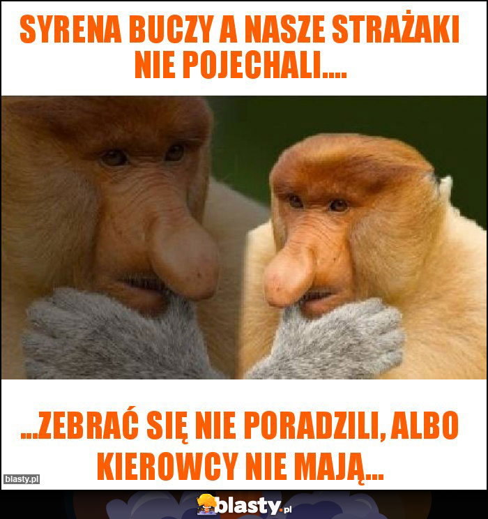 Syrena buczy a nasze strażaki nie pojechali....