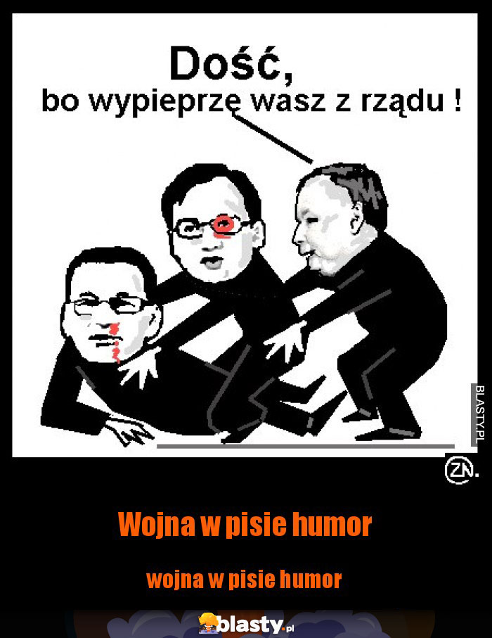 Wojna w pisie humor