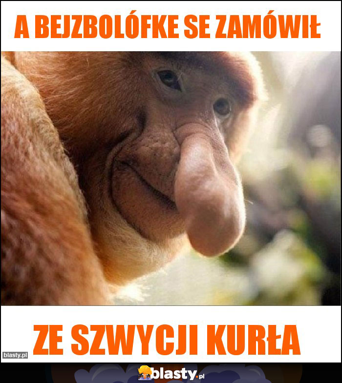 A bejzbolófke se zamówił