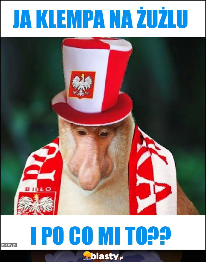 Ja klempa na żużlu