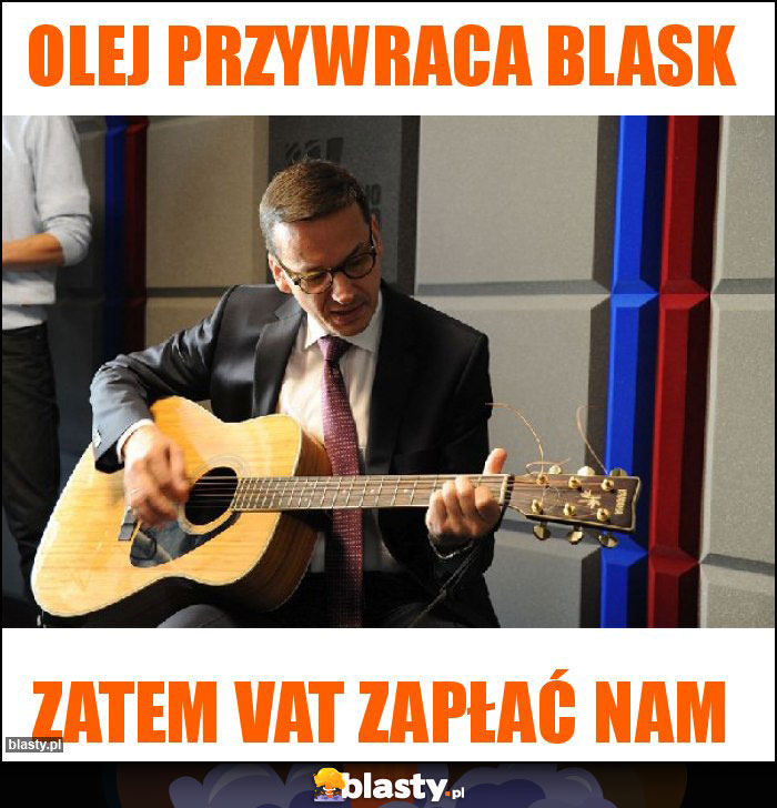 Olej przywraca blask