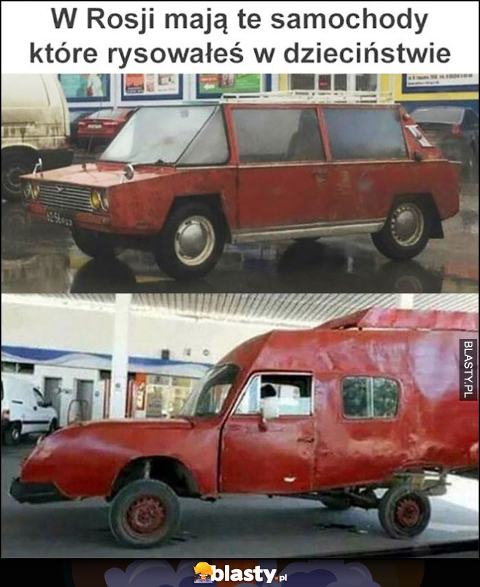 W Rosji mają te samochody, które rysowałeś w dzieciństwie