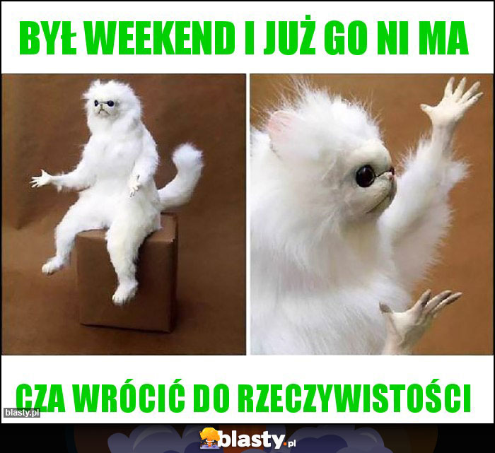 Był weekend i już go ni ma
