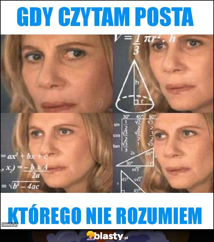 Gdy czytam posta