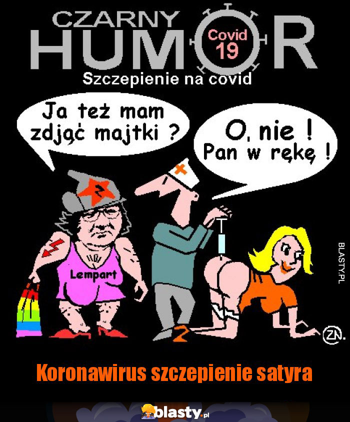 Koronawirus szczepienie satyra