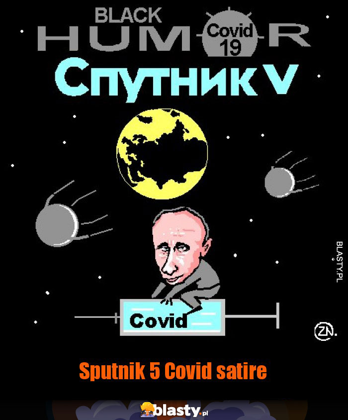 Sputnik 5 Covid satire
