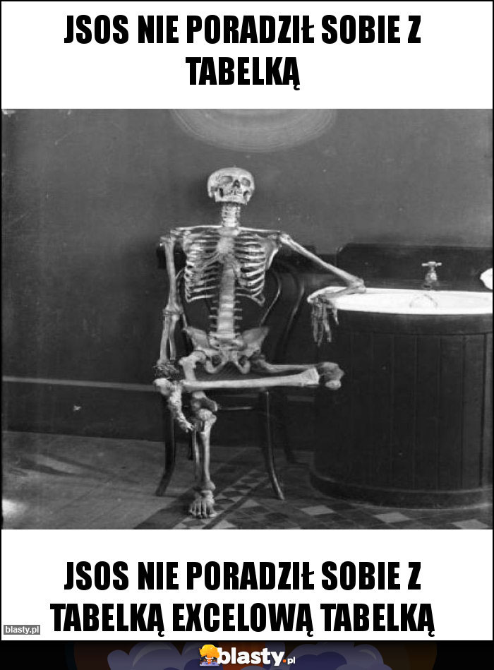 Jsos nie poradził sobie z tabelką