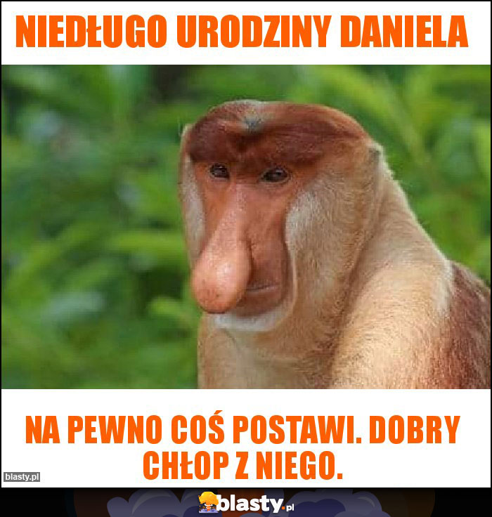 Niedługo urodziny Daniela